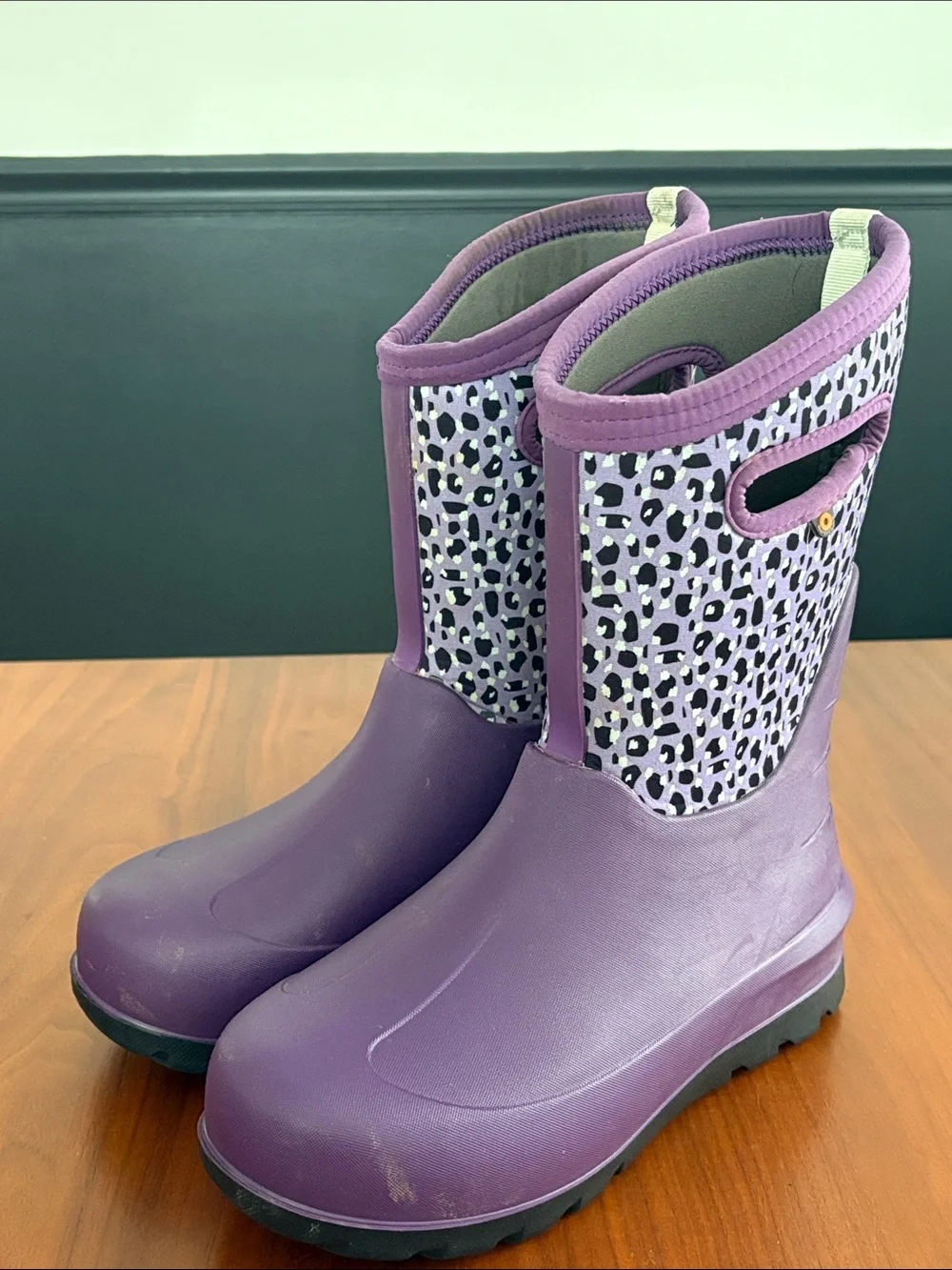 Bogs Kid's Neo-Classic, purple jungle, size 6